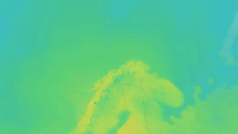 Temperatur weather map