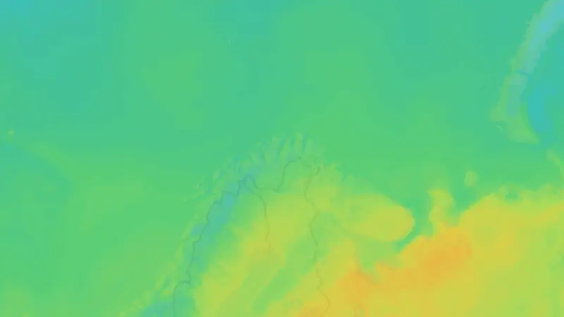 Θερμοκρασία weather map