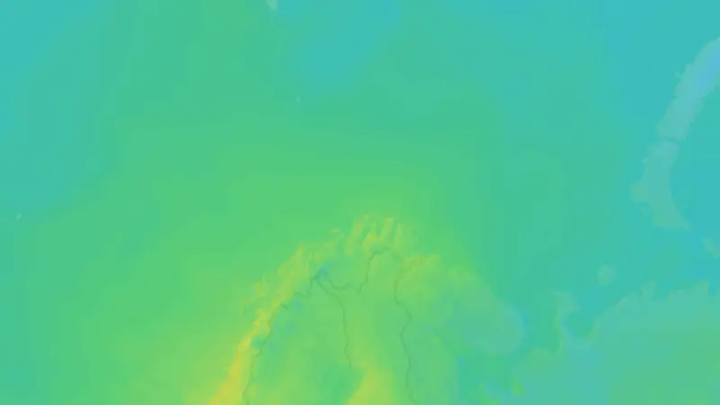 Temperatur weather map