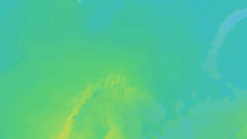Temperatur weather map