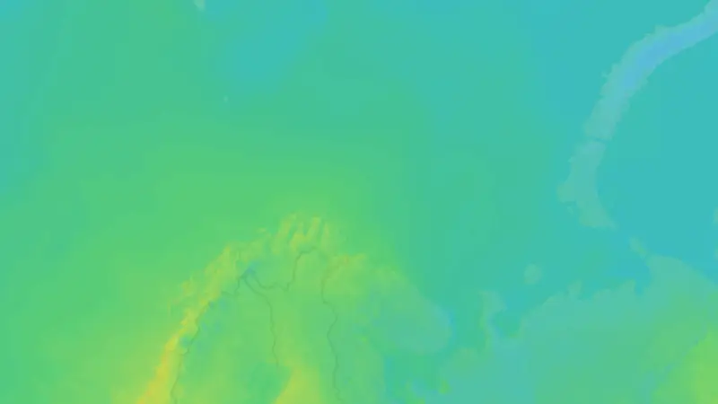 Temperatur weather map