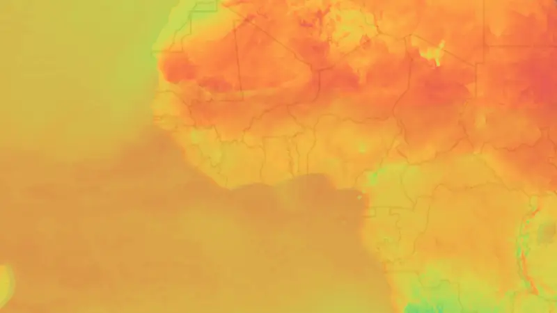 دما weather map