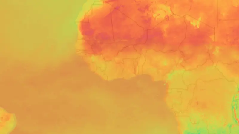 Temperatura weather map
