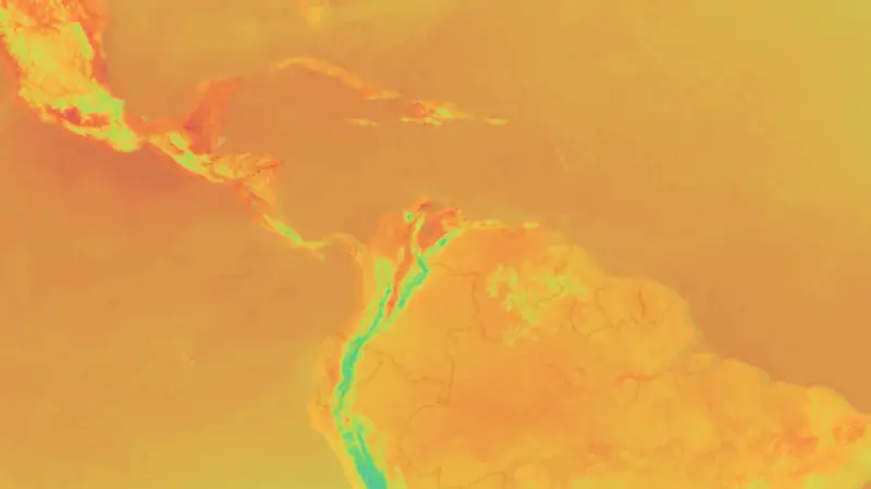 Temperatur weather map