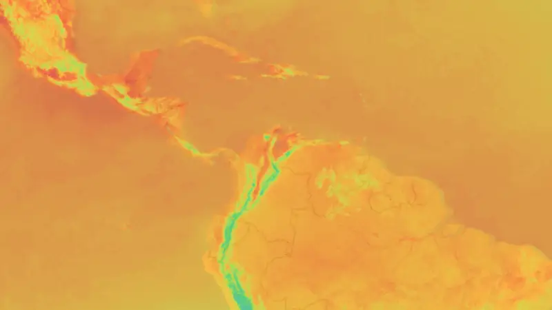 Temperatur weather map