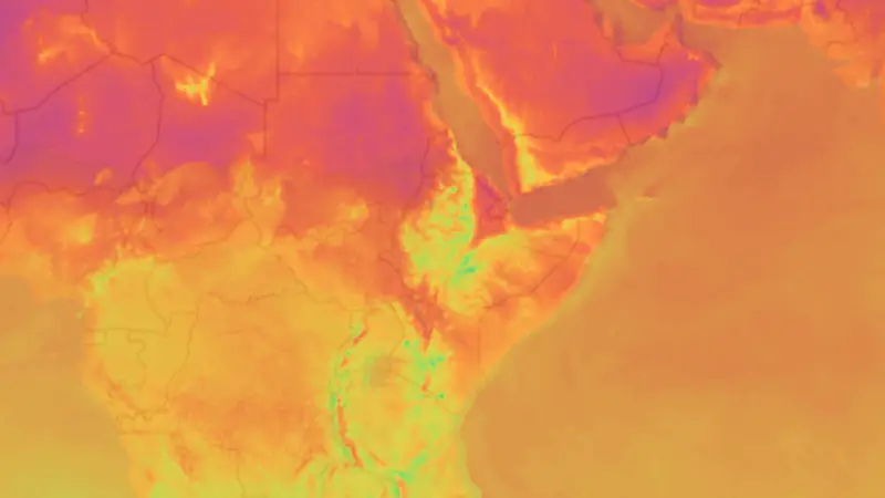دما weather map