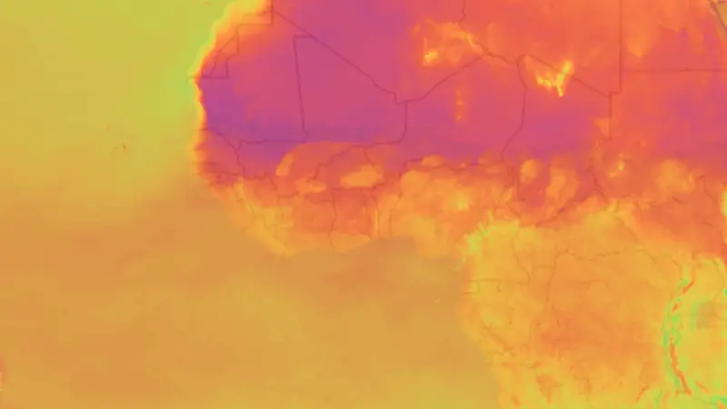 Temperatură weather map