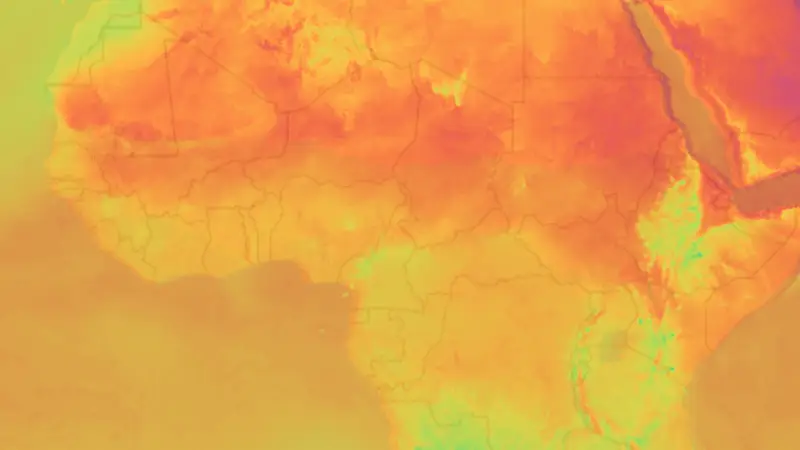 Temperatura weather map