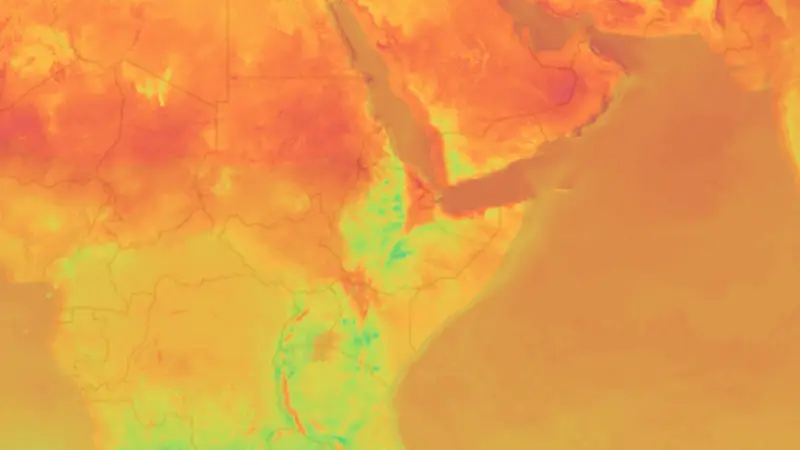 Temperatur weather map